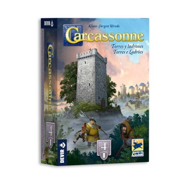 Carcassonne Exp 4 - Torres e Ladrões Nova Edição