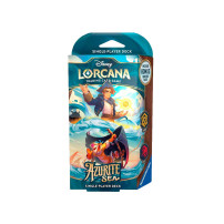 Disney Lorcana: Azurite Sea - Starter Deck Ambar e Rubi (Inglês)
