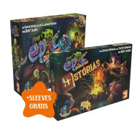 Kit Tiny Epic Dungeons + Expansão + Sleeves Grátis