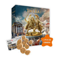 Kit Thebai + Moedas de Metal + Sleeves Grátis