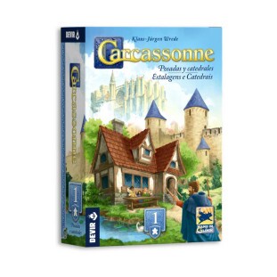 Carcassonne Exp 1 - Estalagens e Catedrais Nova Edição