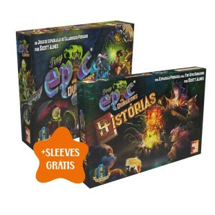 Kit Tiny Epic Dungeons + Expansão + Sleeves Grátis