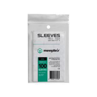 Sleeve Slim: Padrão USA (56 mm x 87 mm) – Meeple BR