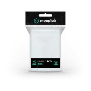 Sleeve TCG Matte: Branco (66,0 mm x 91,0 mm) – Meeple BR