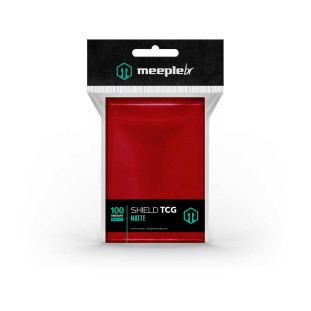 Sleeve TCG Matte: Vermelho (66,0 mm x 91,0 mm) – Meeple BR