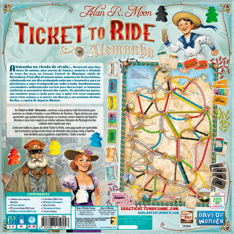 Ticket to Ride: Alemanha - Playeasy