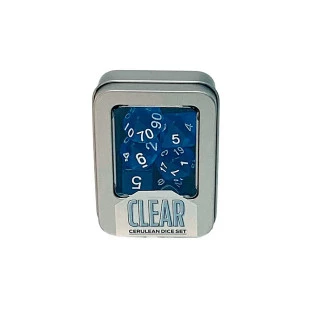 Kit de Dados: Clear - Cerulean