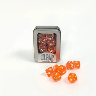 Kit de Dados: Clear - Orange