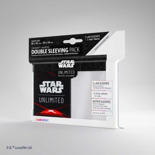 Gamegenic: Star Wars Unlimited - Art Sleeves Double Sleeving Pack Space Red