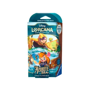 Disney Lorcana: Azurite Sea - Starter Deck Esmeralda e Zafira (Inglês)