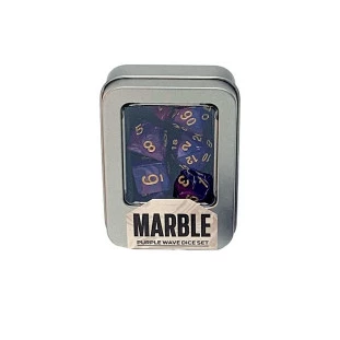 Kit de Dados: Marble - Purple Wave