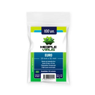 Sleeve Euro (59 mm x 92 mm) - Meeple Virus