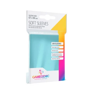 Gamegenic: Soft Sleeves (67 mm x 94 mm)