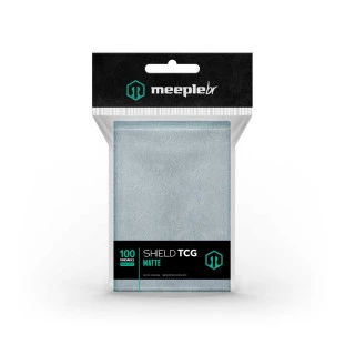 Sleeve TCG Matte: Prata (66,0 mm x 91,0 mm) – Meeple BR